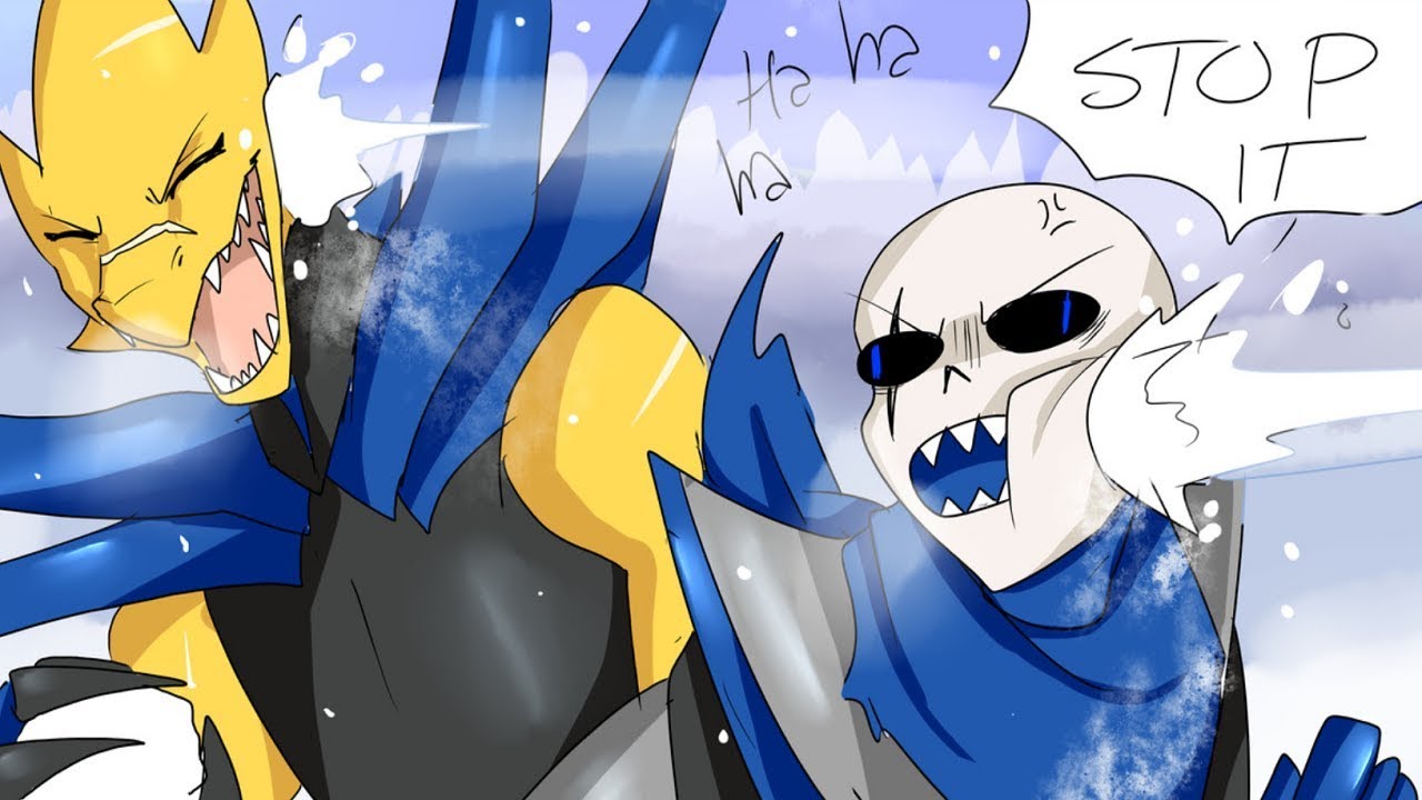 Funny Underswap and Frans Dream【 Undertale Comic Dubs  】