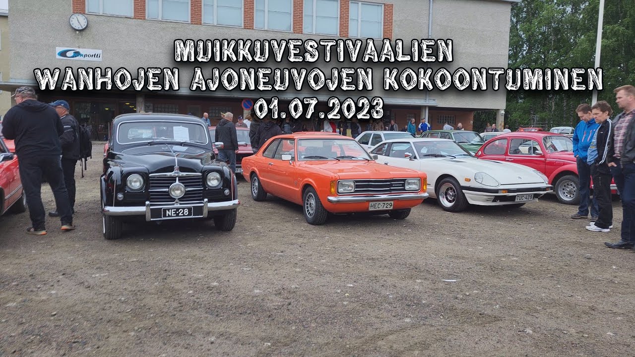 Pielaveden Muikkuvestivaalit 2023: Wanhojen Ajoneuvojen Kokoontuminen 1.7.2023