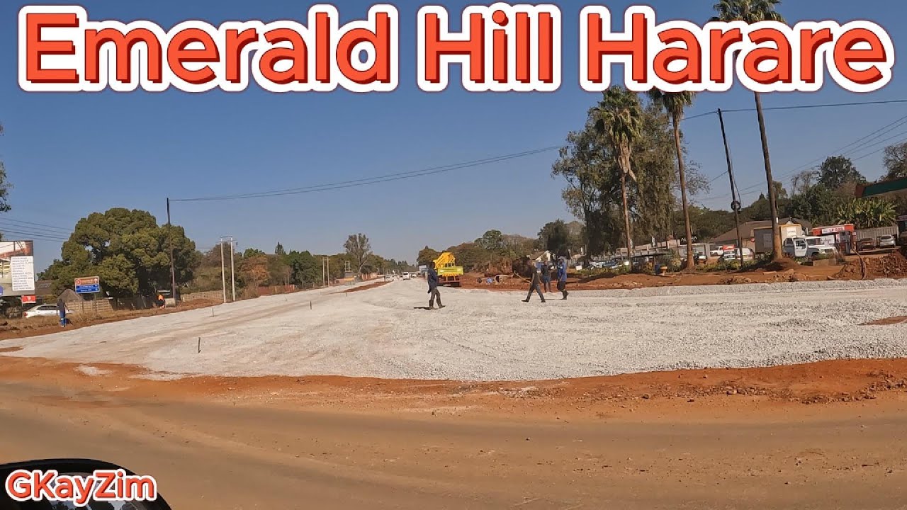 Emerald Hill in Harare Zimbabwe 🇿🇼 road construction along Second Street Ext #zimbabwe #harare