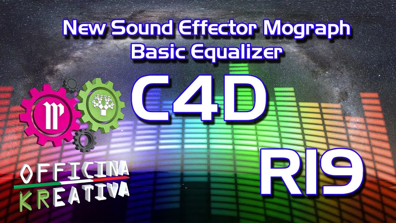 CINEMA 4D R19 - New Sound Effector Mograph - Basic Equalizer