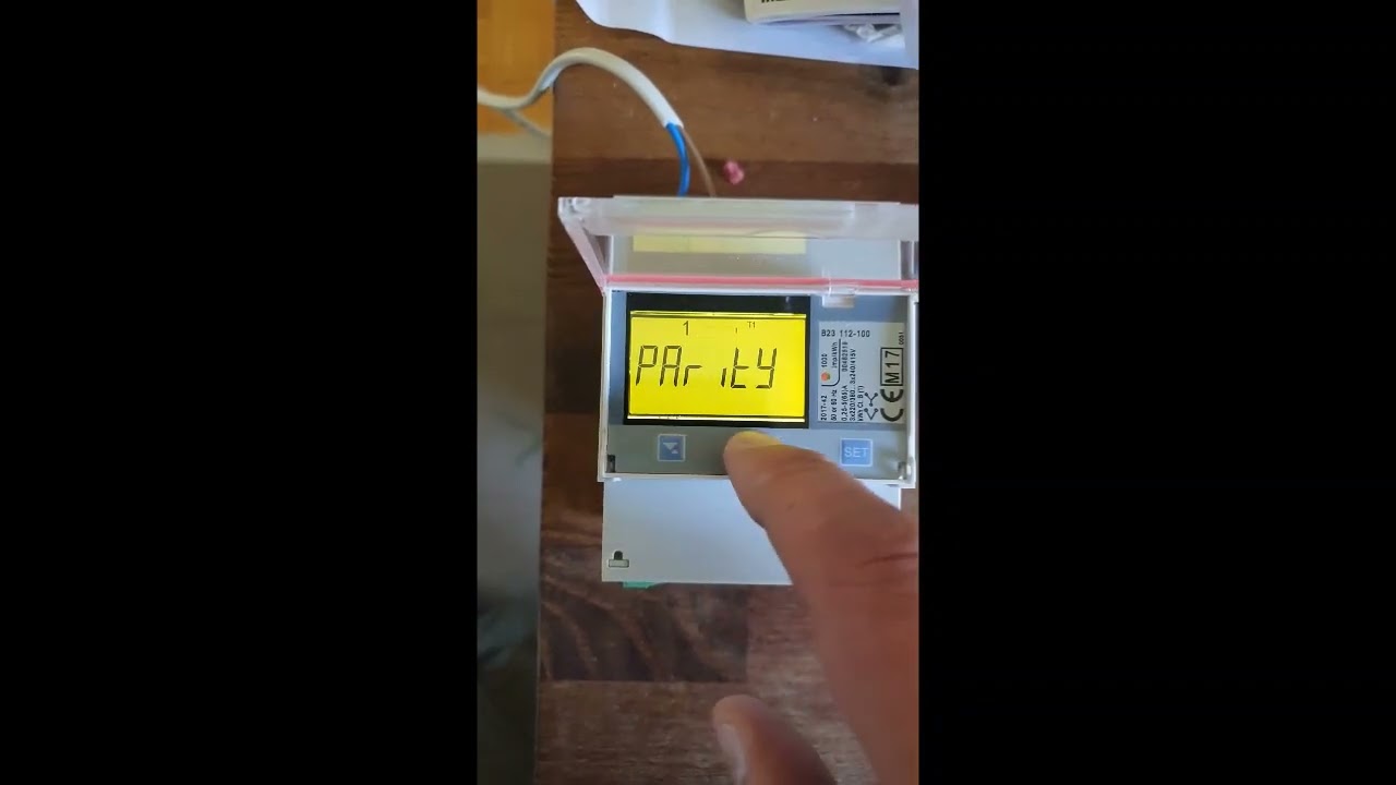 ABB B23 112-100 energy meter - Modbus setup