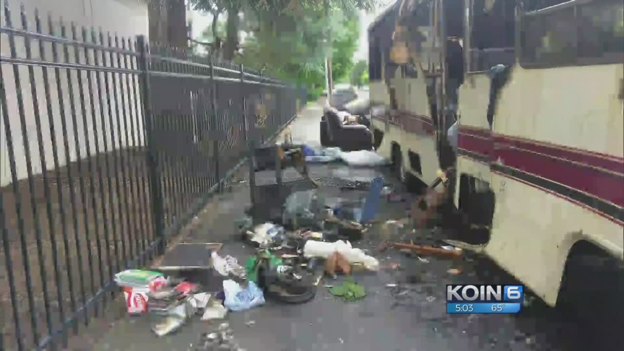 Neighbors angry about growing number of homeless on their street