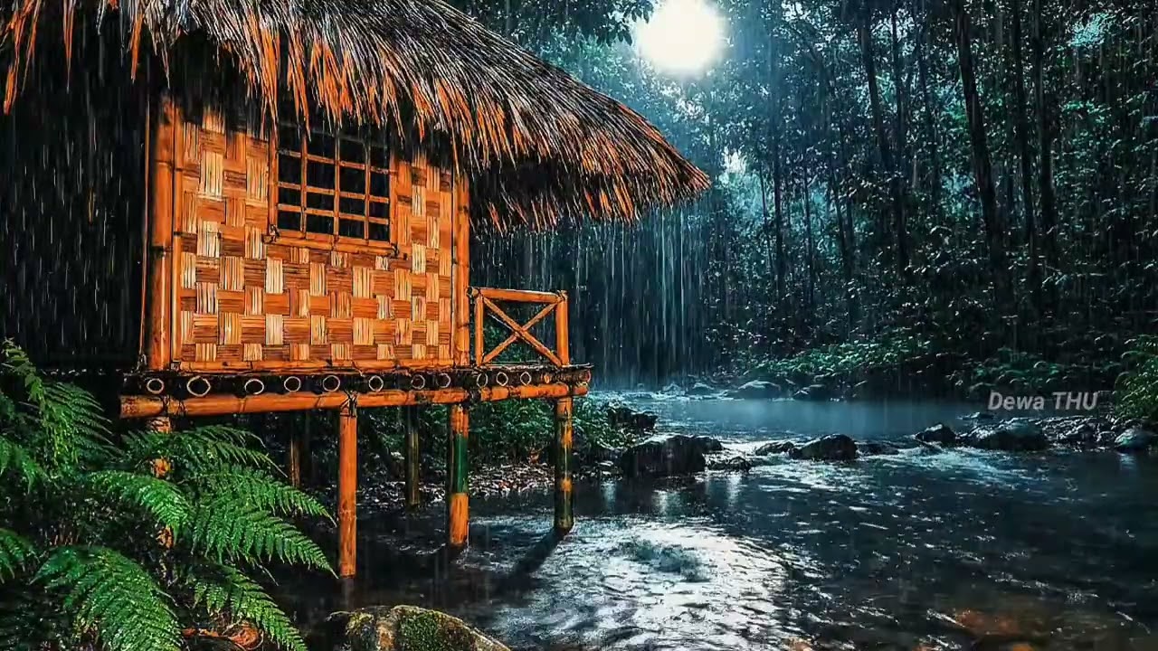 Peaceful Forest Stream 🌿 Relaxing Nature for Stress Relief | Deep Relaxing | Dewa THU