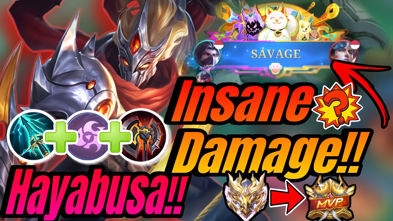 HAYABUSA TERSAKIT 2025! BUILD INI AUTO SAVAGE! Gameplay Full Agresif!!