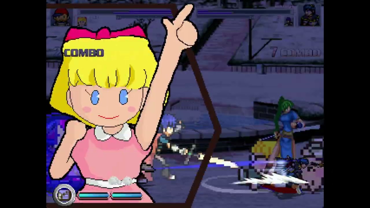 MUGEN Request: Team Ness (K.Y-Shanxi) VS Team Marth (4v4)