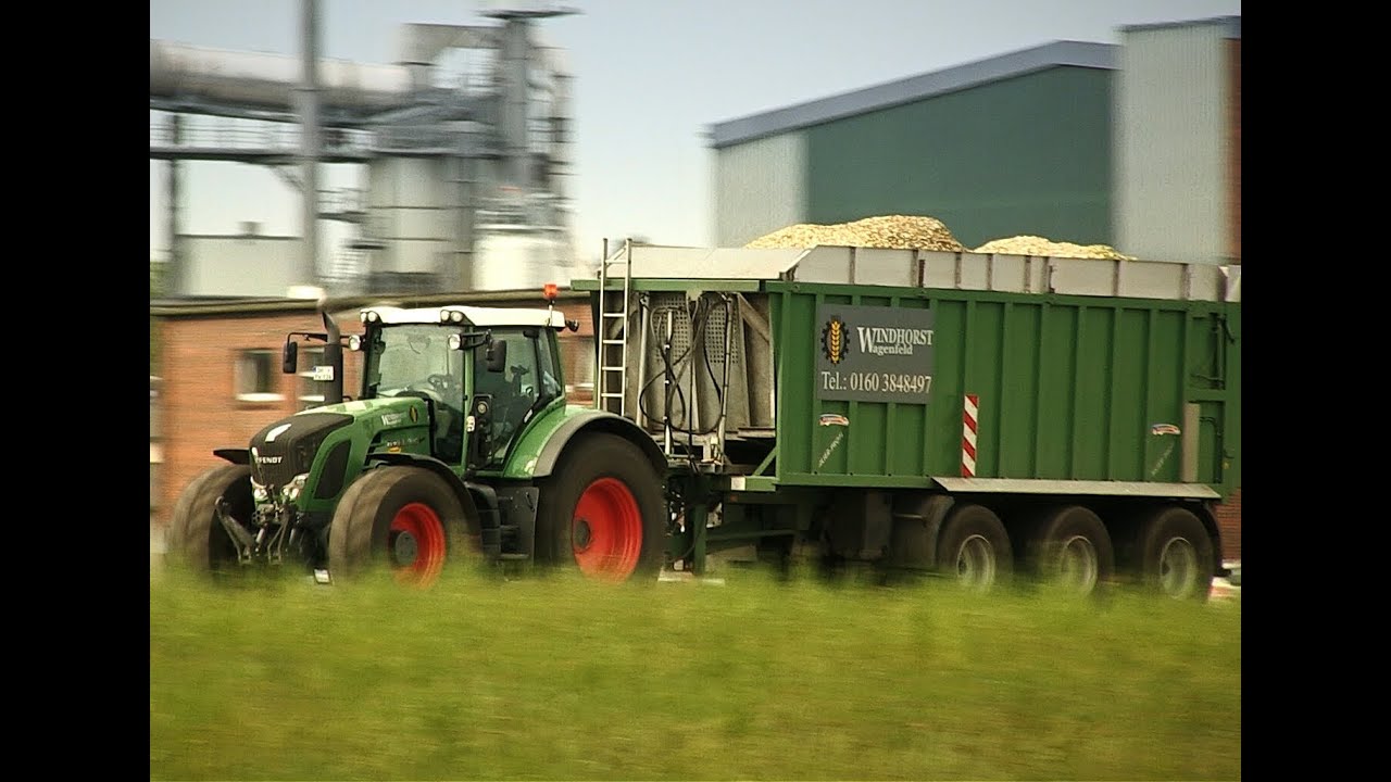 Lohnunternehmen Windhorst / RoWin GmbH - Hackschnitzelproduktion mit Claas Xerion und Jenz 582