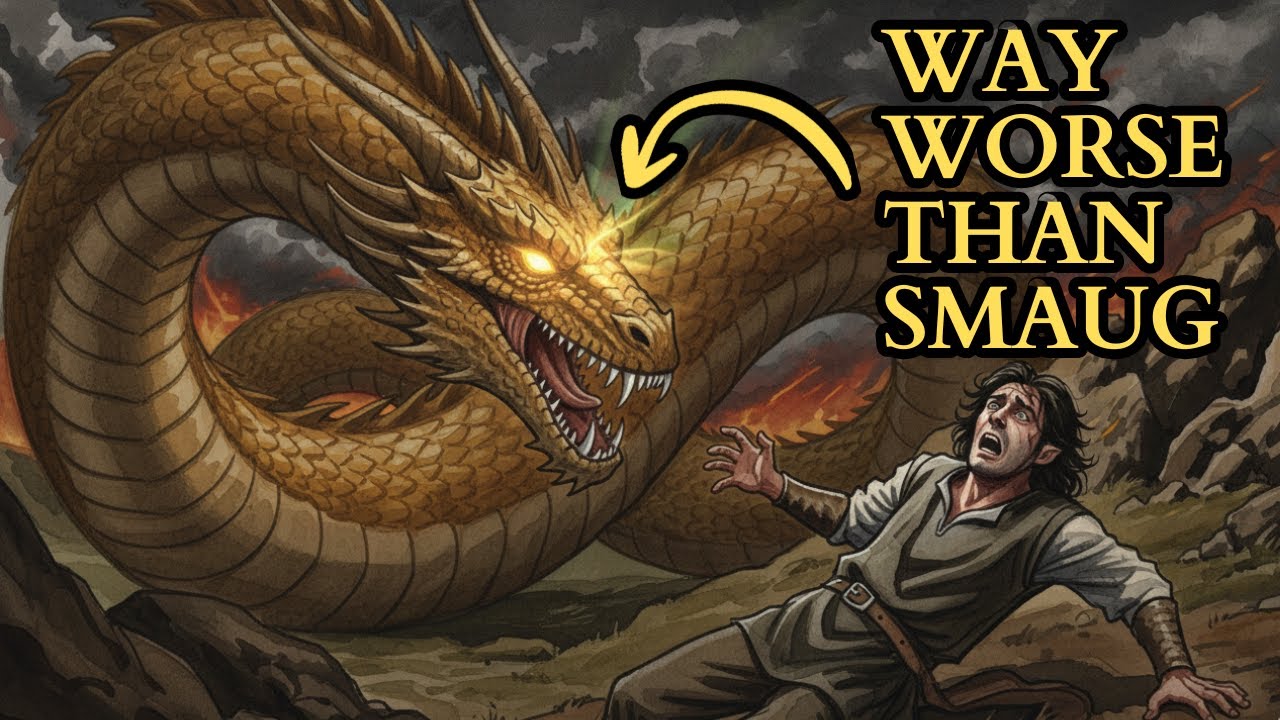 The Ancient Evil That Devoured Men's Souls | Mind Eating Dragon | LotR