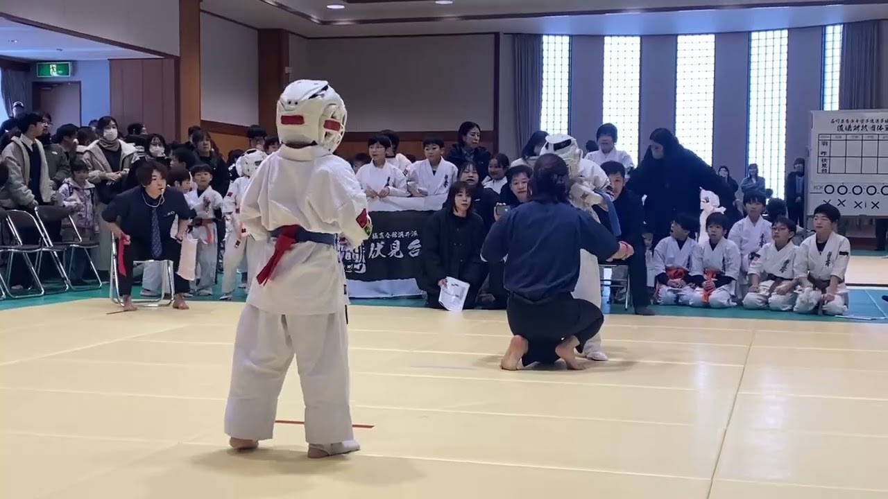 青少年大会団体戦1回戦目