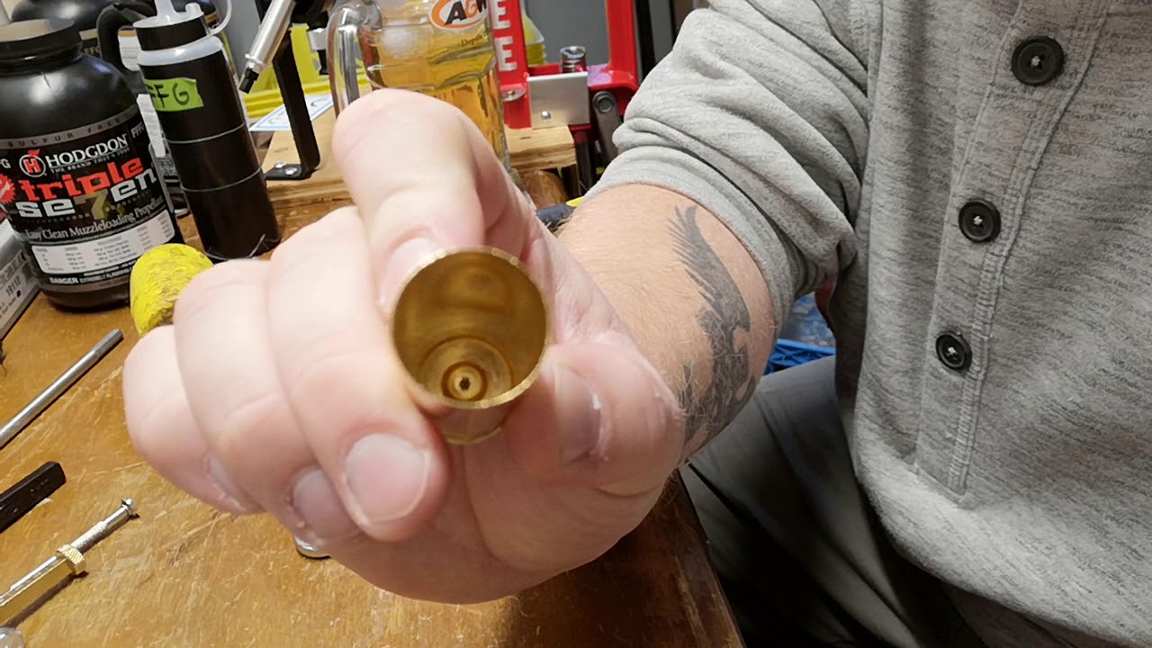 Loading Brass Shot Shells