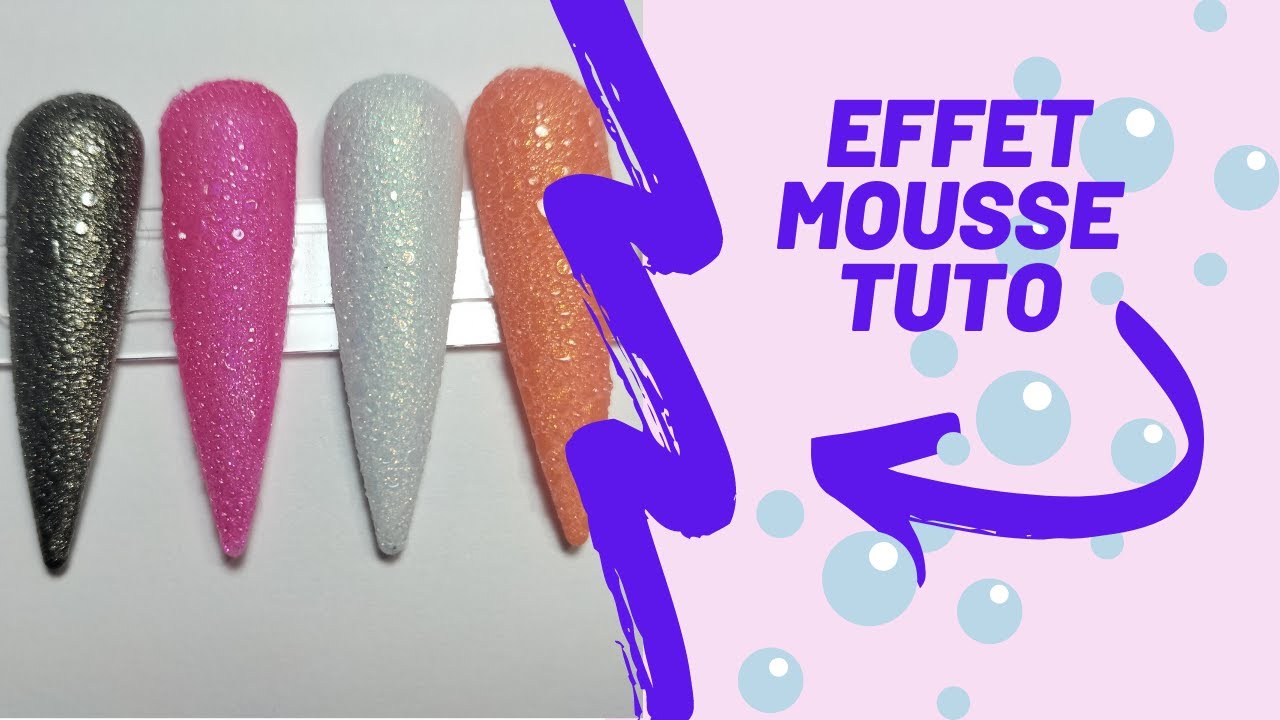 Comment faire l'effet bulle de savon : nail art facile