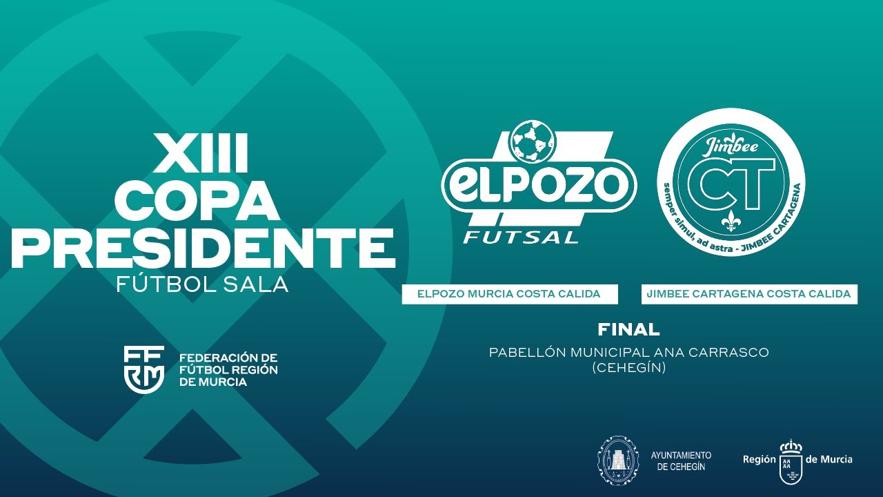 🏆 Final Copa Presidente FFRM 2025: Jimbee Cartagena 🆚 ElPozo Murcia FS (📍 Cehegín)