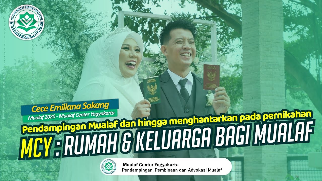 🔵PENDAMPINGAN MUALAF HINGGA PERNIKAHAN | MOMEN EMILIANA MARRIED | MUALAF CENTER YOGYAKARTA