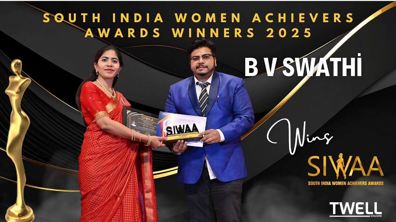 B V Swathi: Swathi Law Academy Wins Outstanding Professional Women | SIWAA 2025