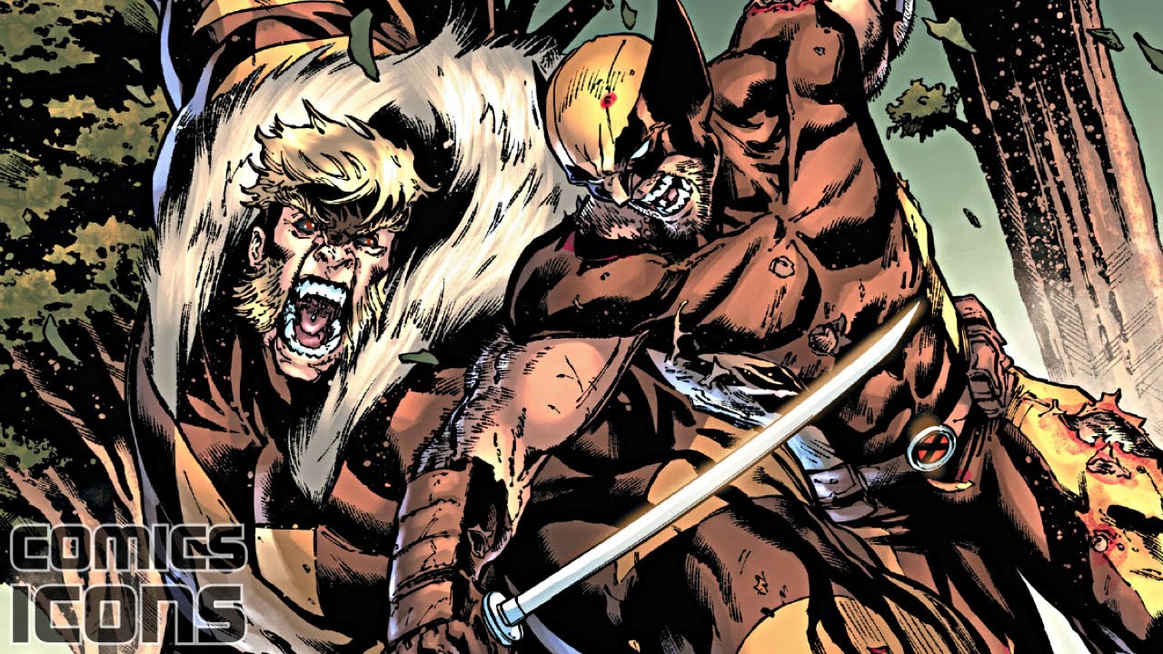 Wolverine And Sabretooth's Most BRUTAL FIGHT EVER!!! | Sabretooth War Finale
