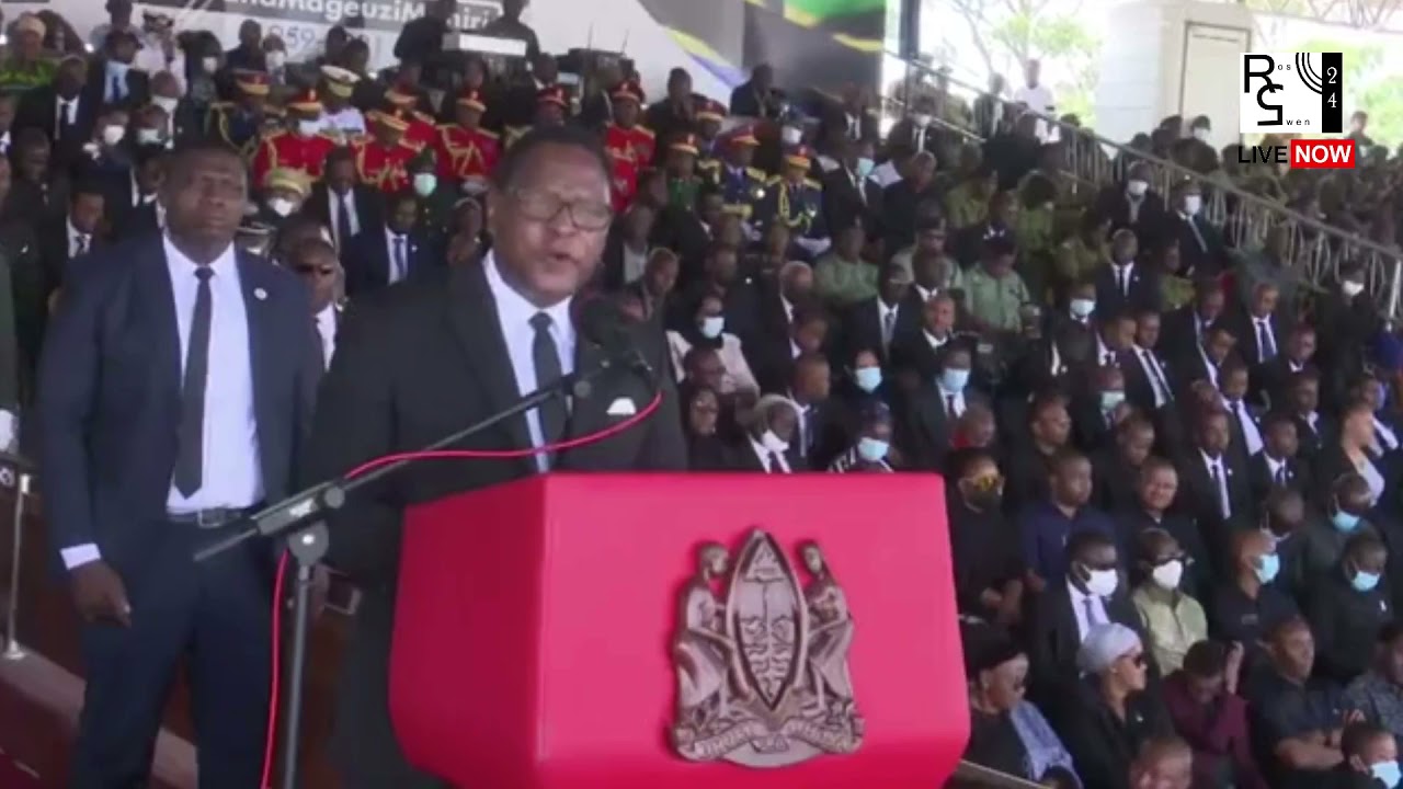 Malawi President Chakwera mourns Tanzania late President John Magufuli | Funeral Speech