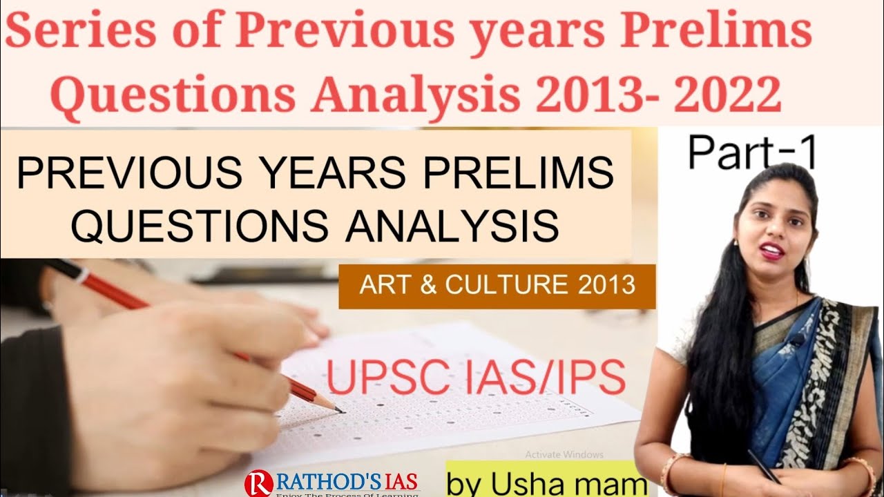 Series of Previous years prelims questions analysis 2013-2022(Part-1),