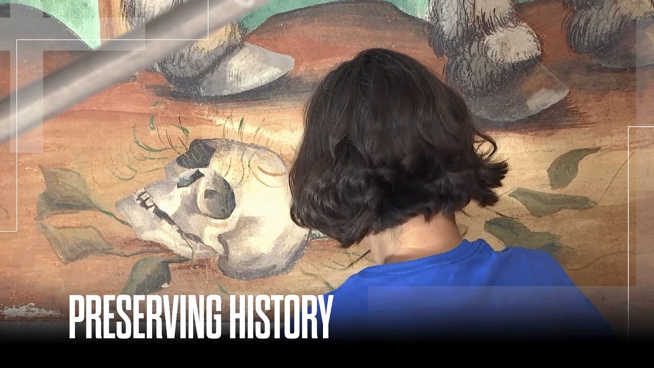 Rare Don Quixote murals get new life through restoration specialists