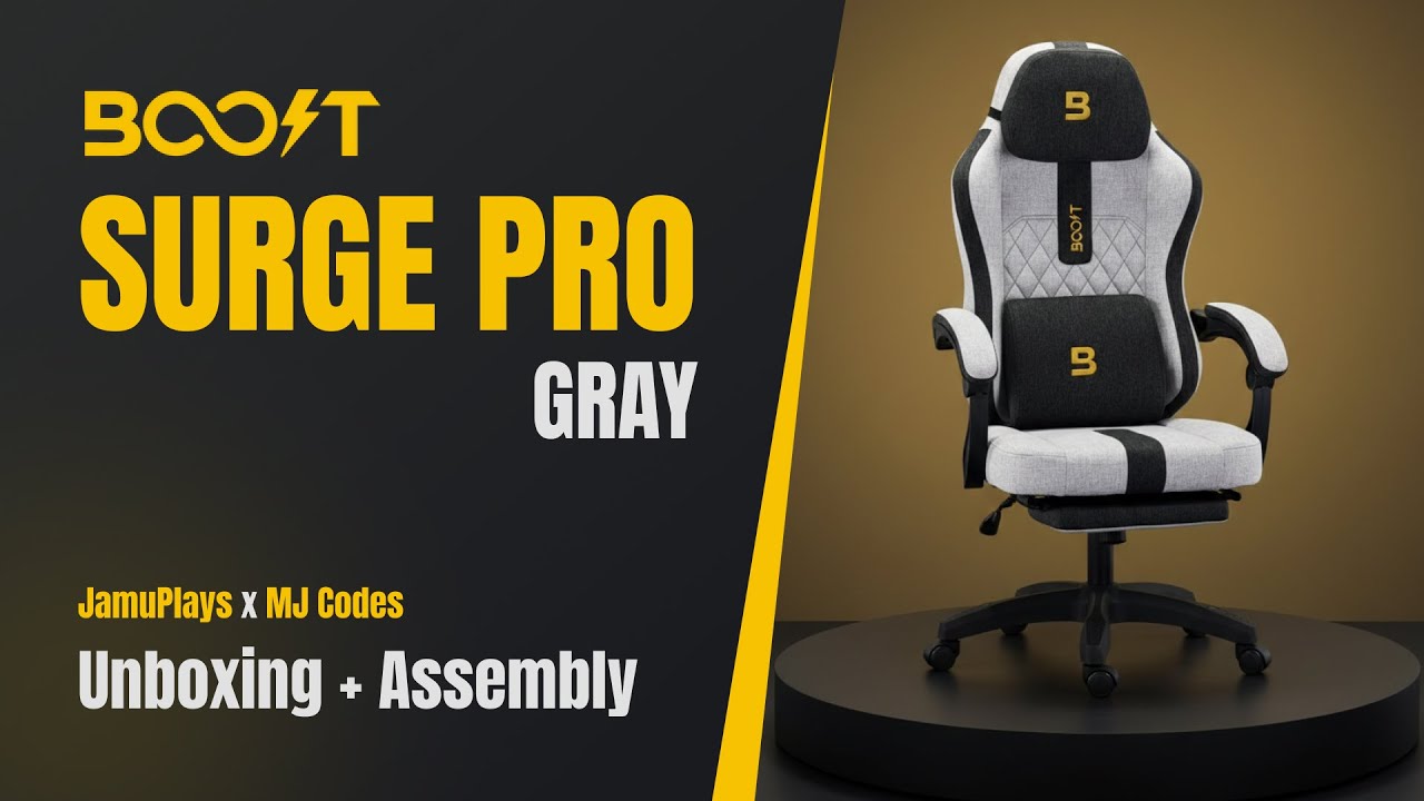 Boost Surge Pro Gray – Best Budget Gaming & Office Chair! Unboxing + Assembly (2026)