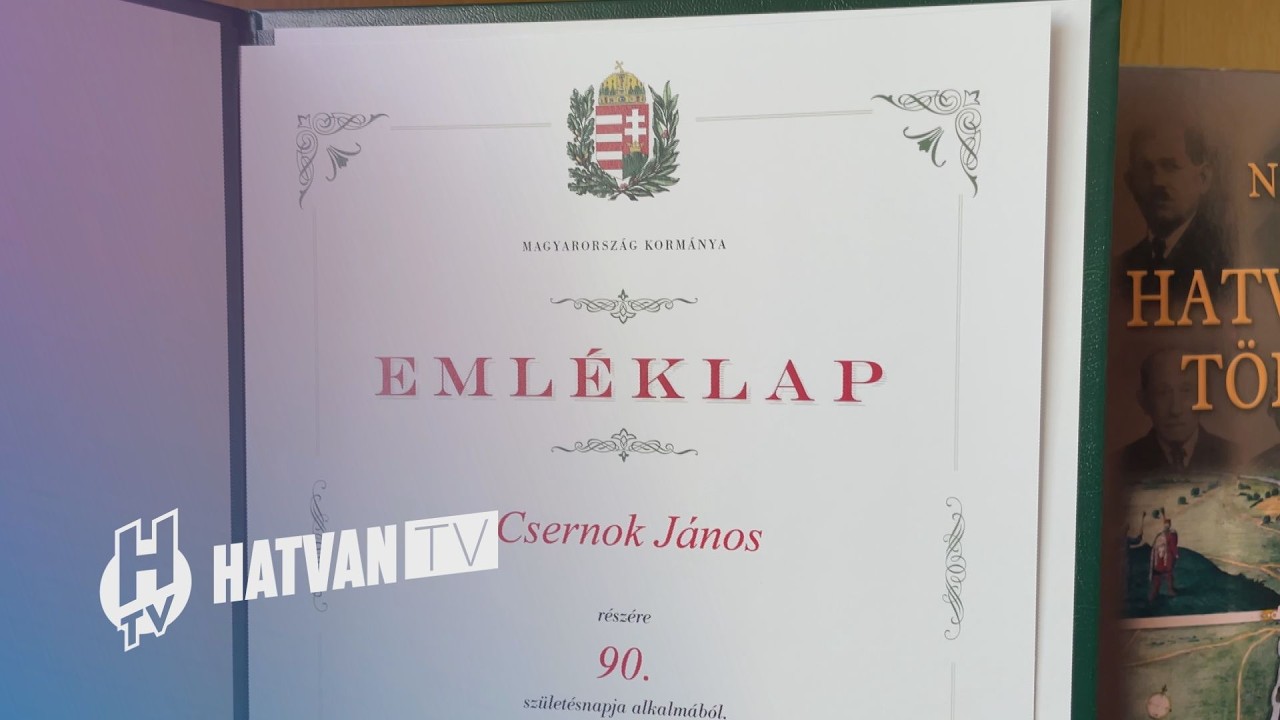 Kilenc évtizednyi emlék és tapasztalat: 90 éves lett Csernok János