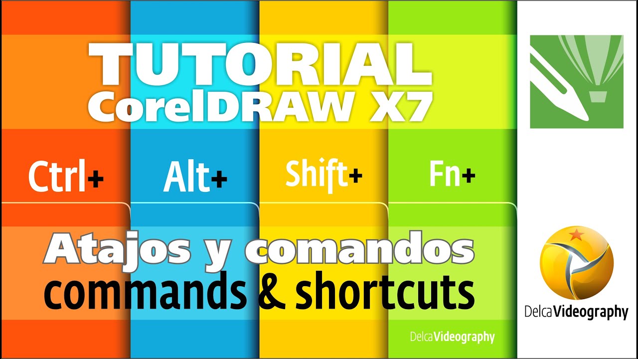 💥 CONOCE los COMANDOS & ATAJOS prácticos en CorelDRAW ▶ TUTORIAL