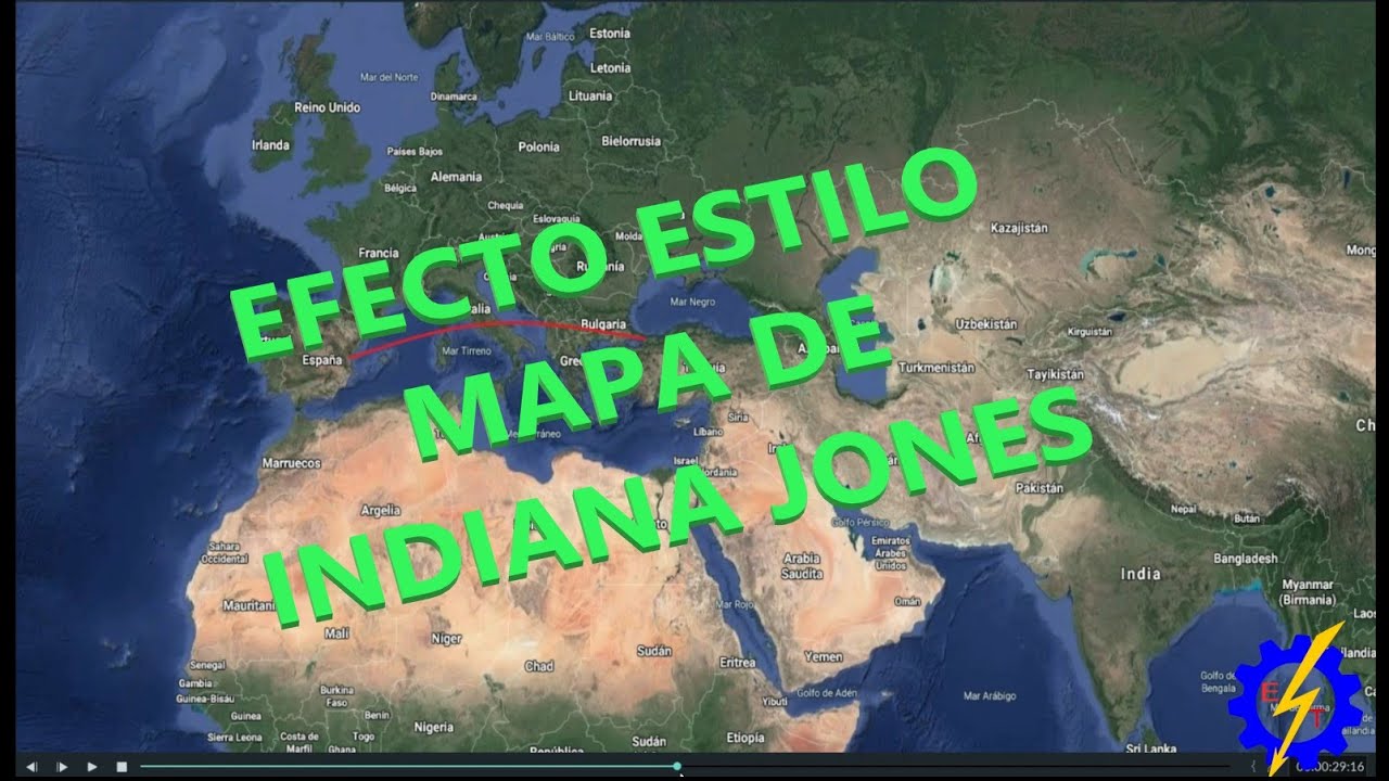 Como hacer  mapa  Indiana Jones con Filmora 9