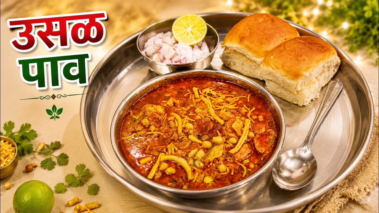 Usal Pav | उसळ पाव | Mathaki Usal