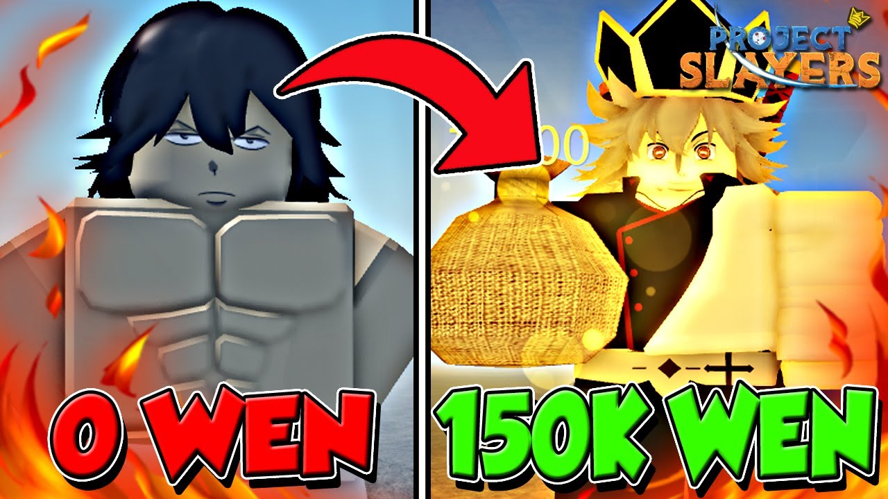 How to get 150K Wen Fast In Project Slayers Update 1.5!