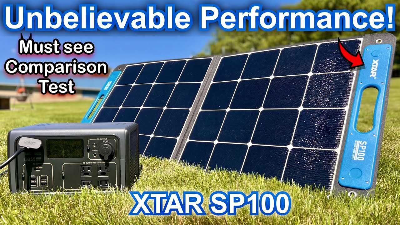 XTAR SP100 Foldable Solar Panel Output Test and Review ~ My Best Performing Solar Panel!