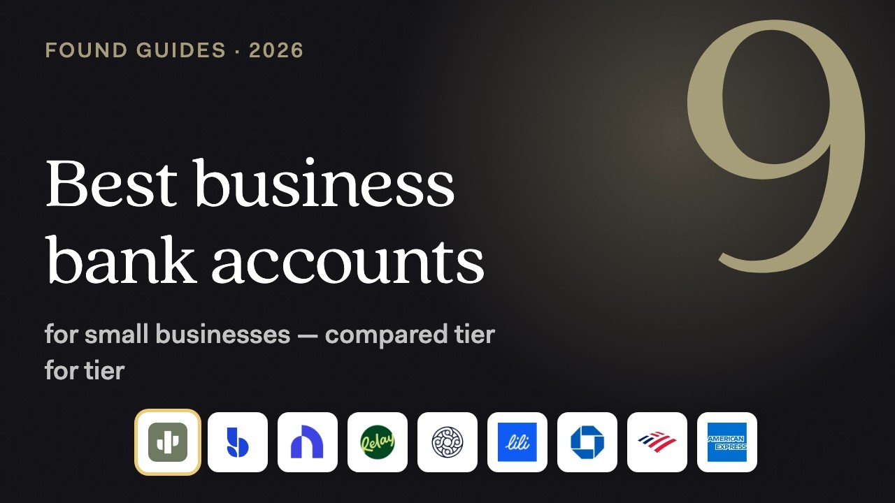 Best Business Bank Accounts for Small Businesses in 2026 (9 Options Compared)