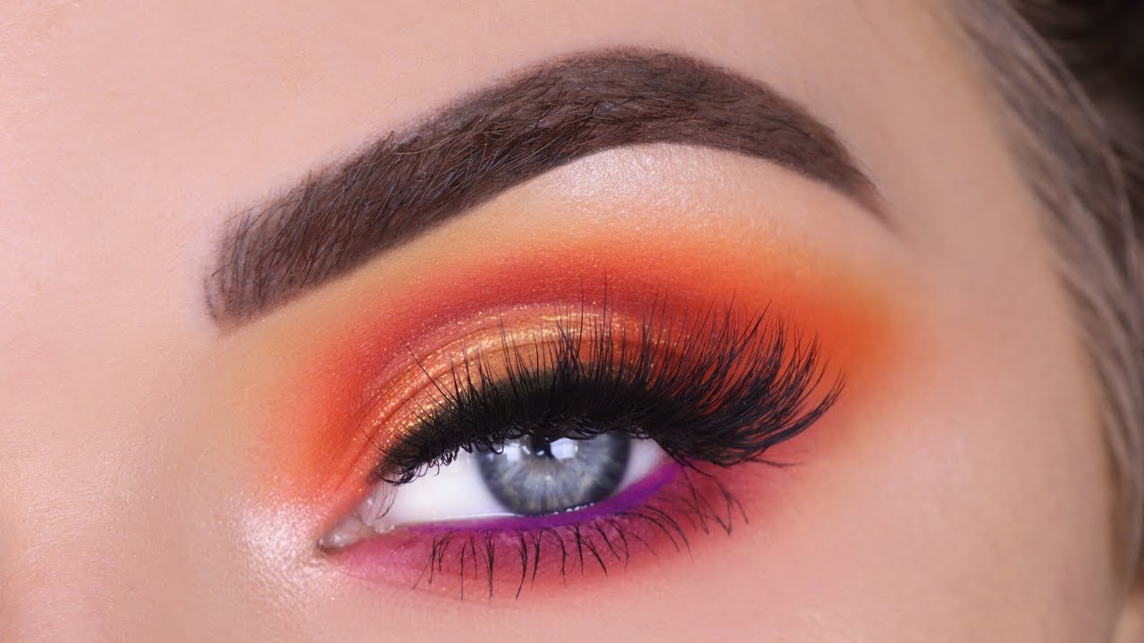 Morphe x Jaclyn Hill Palette Volume 2 | Yellow and Orange Eyeshadow Tutorial