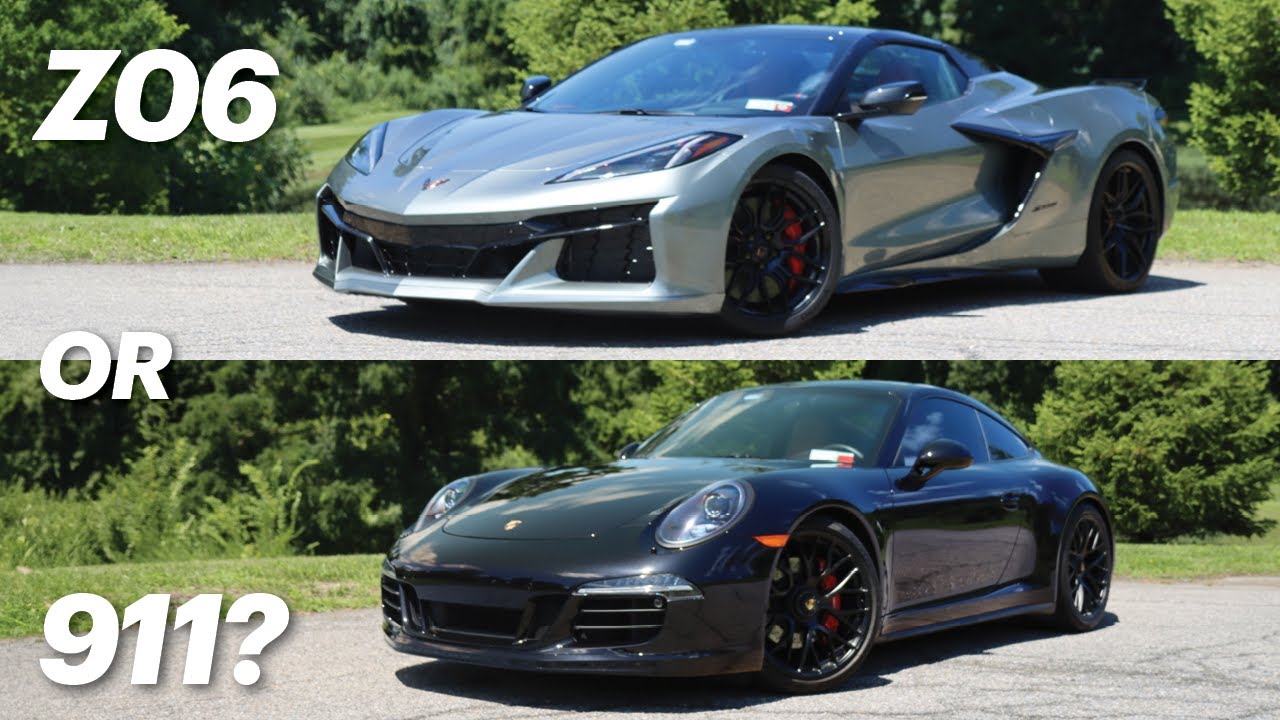 2023 CORVETTE Z06 vs the PORSCHE 911: Which One Does He Keep?