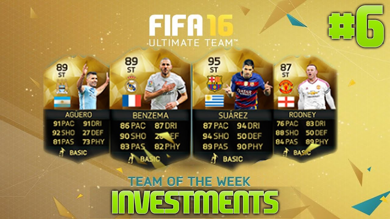 Fifa 16 Ultimate Team - Investments for TOTW 19