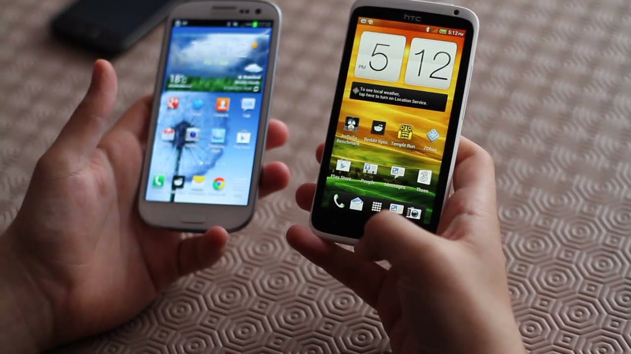 Samsung Galaxy S3 vs HTC One X