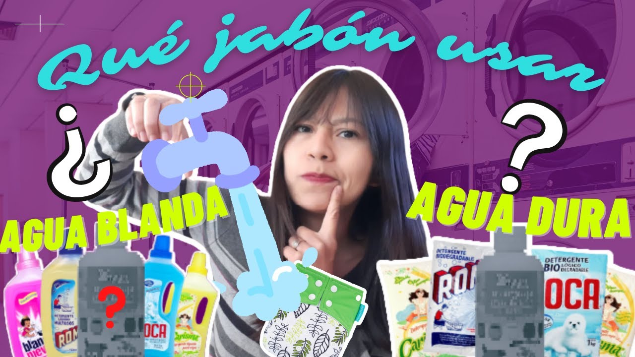 CÓMO SABER SI TENGO AGUA DURA O AGUA BLANDA PARA LAVAR MIS PAÑALES DE TELA