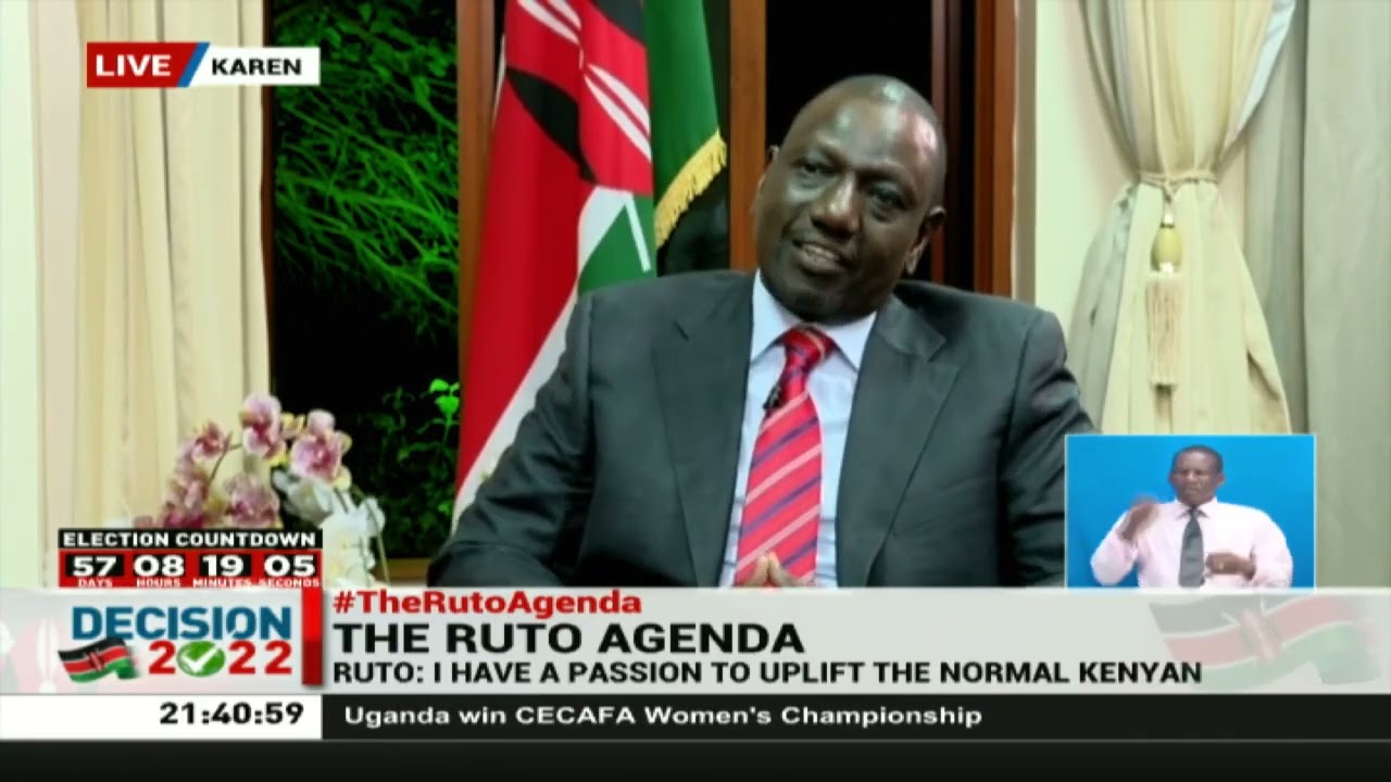 William Ruto speaks on how he settled on Rigathi Gachagua as running mate
