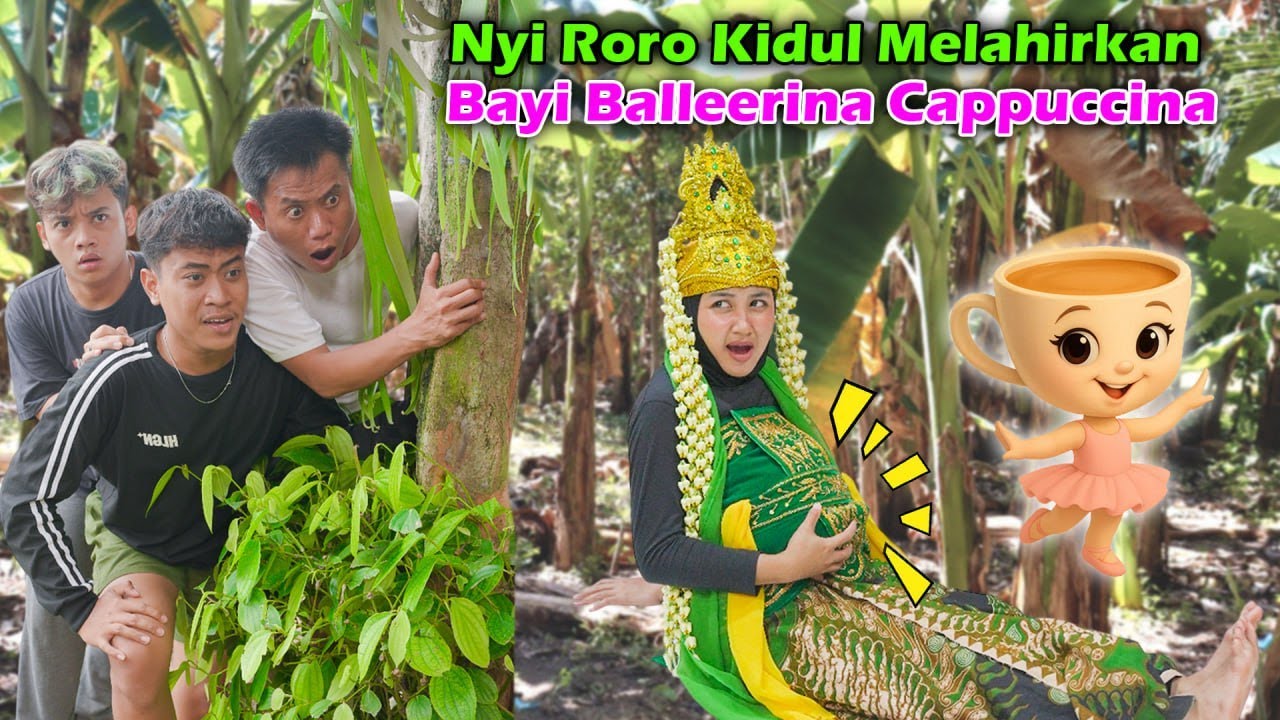 NYI RORO KIDUL MELAHIRKAN BAYI BALLERINA CAPPUCCINA