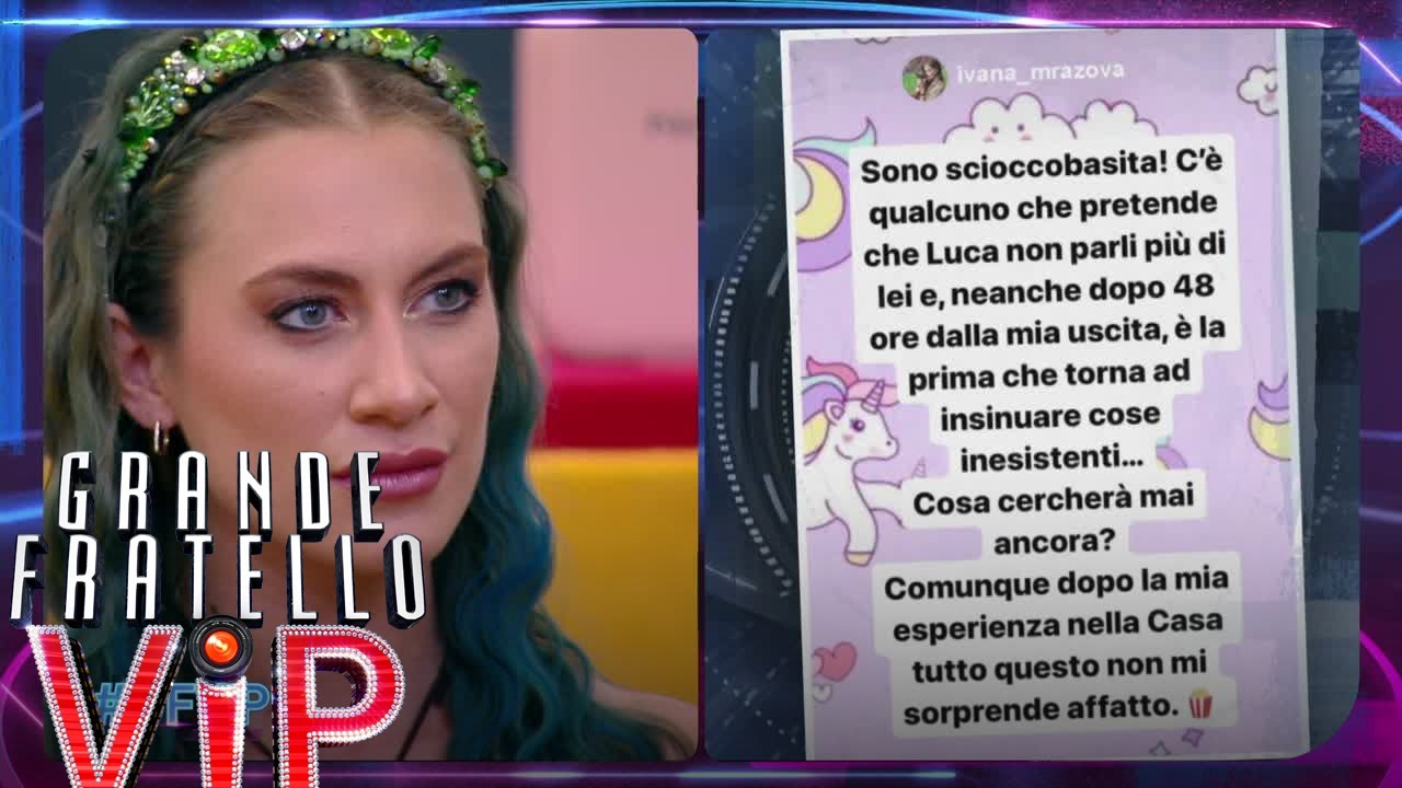 Grande Fratello VIP - Le parole di Ivana Mrazova su Nikita Pelizon