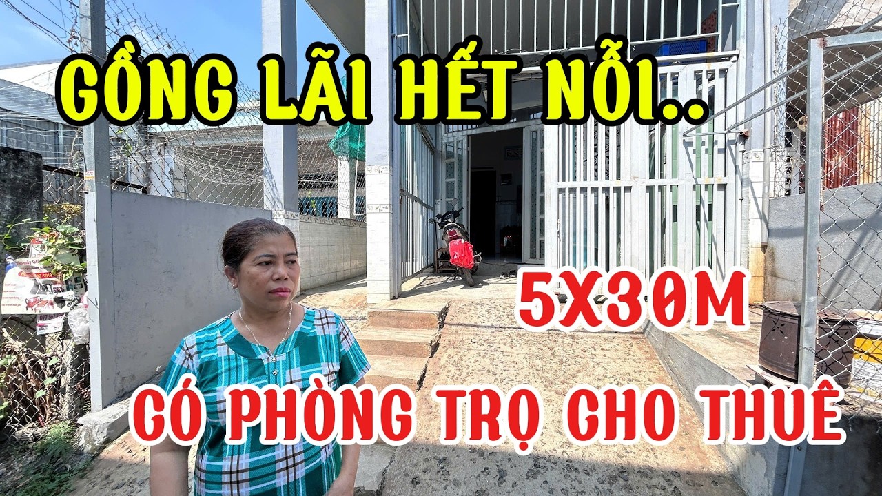 mấy phòng trọ chỉ đủ tiền chợ thôi. còn tiền lãi ngân hàng mới là vấn đề. gì 8 sang vô thế phải bán