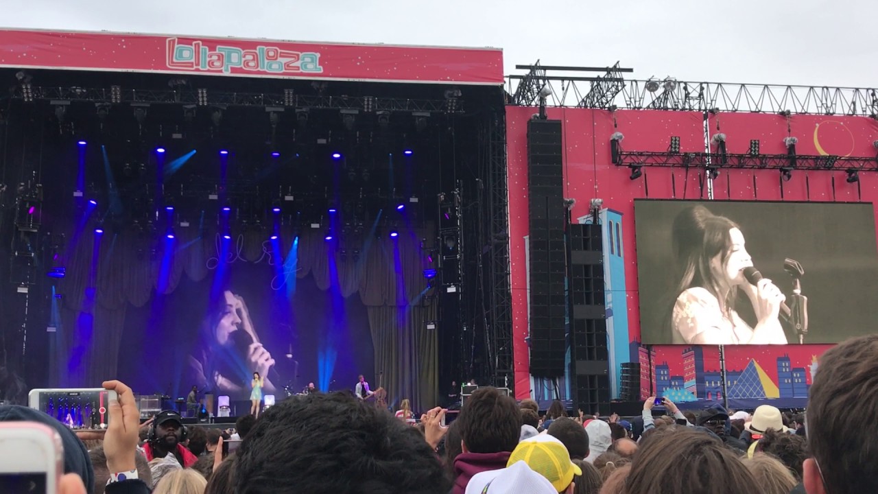 Lana Del Rey - Shades Of Cool Live Lollapalooza Paris 23.07.2017