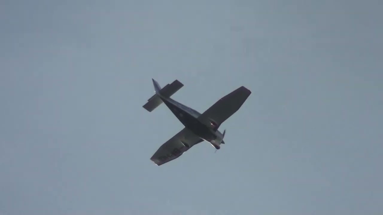 Robin DR400 flying over Leominster