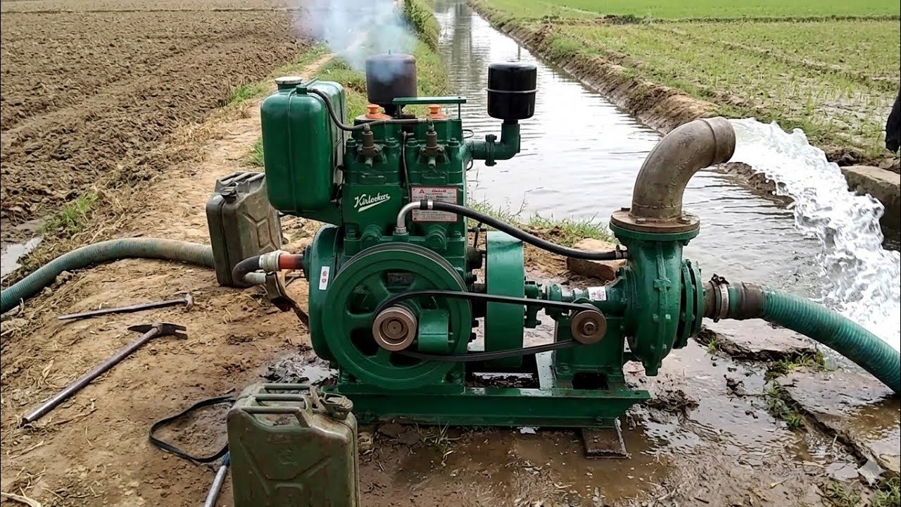 Kirloskar diesel engine /kirloskar water pump /diesel Engine /old diesel engine /#kirloskar 