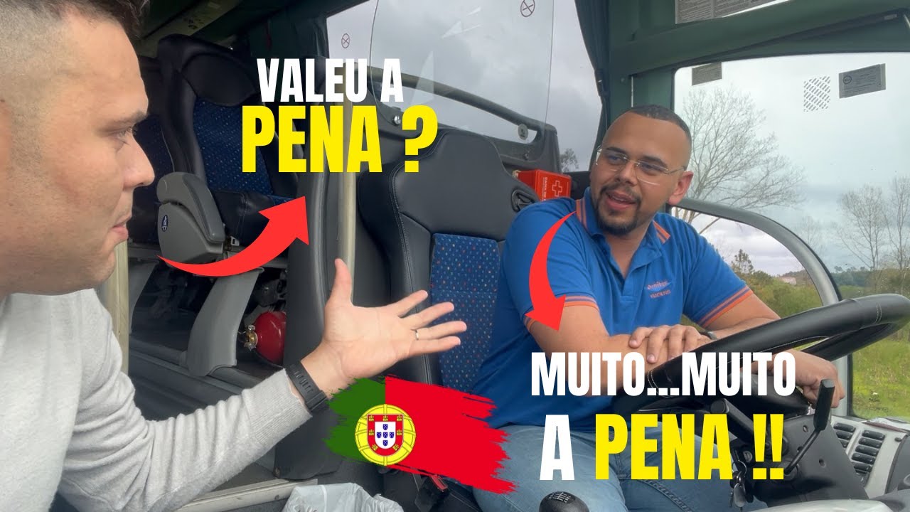 Como &eacute; Ser Motorista de &Ocirc;nibus em Portugal? Saiu do Caminh&atilde;o🚛 para o AutoCarro🚌.