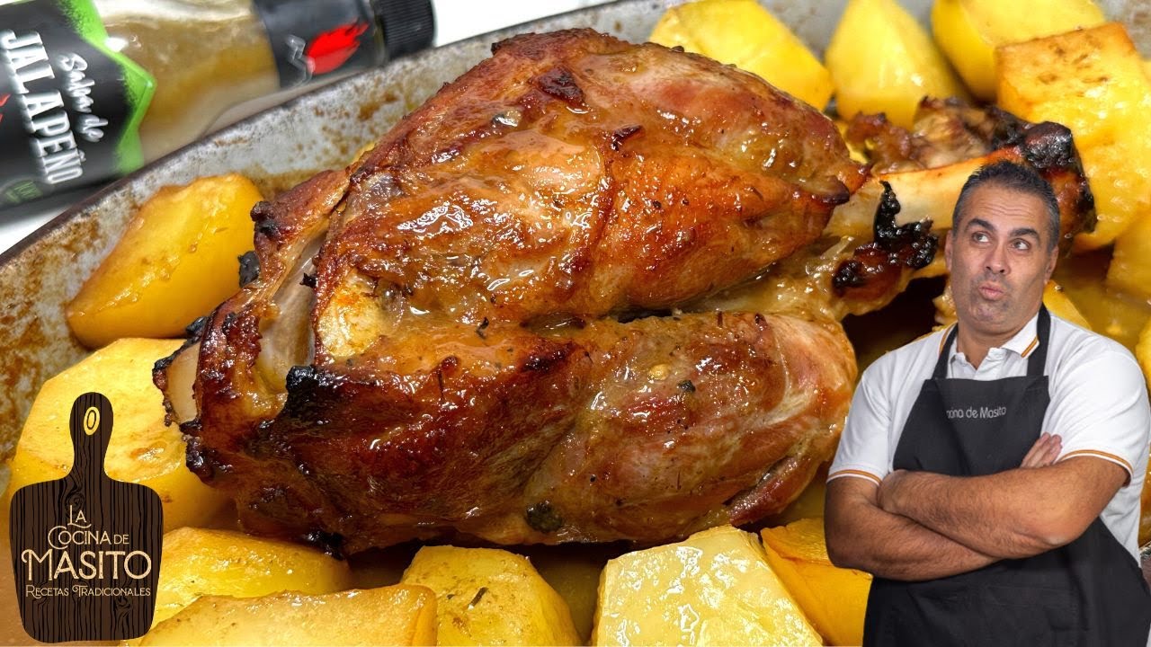Por algo MENOS DE 10 EUROS 🥰 tienes la CENA DE NAVIDAD🍾 solucionada Codillo al horno con patatas