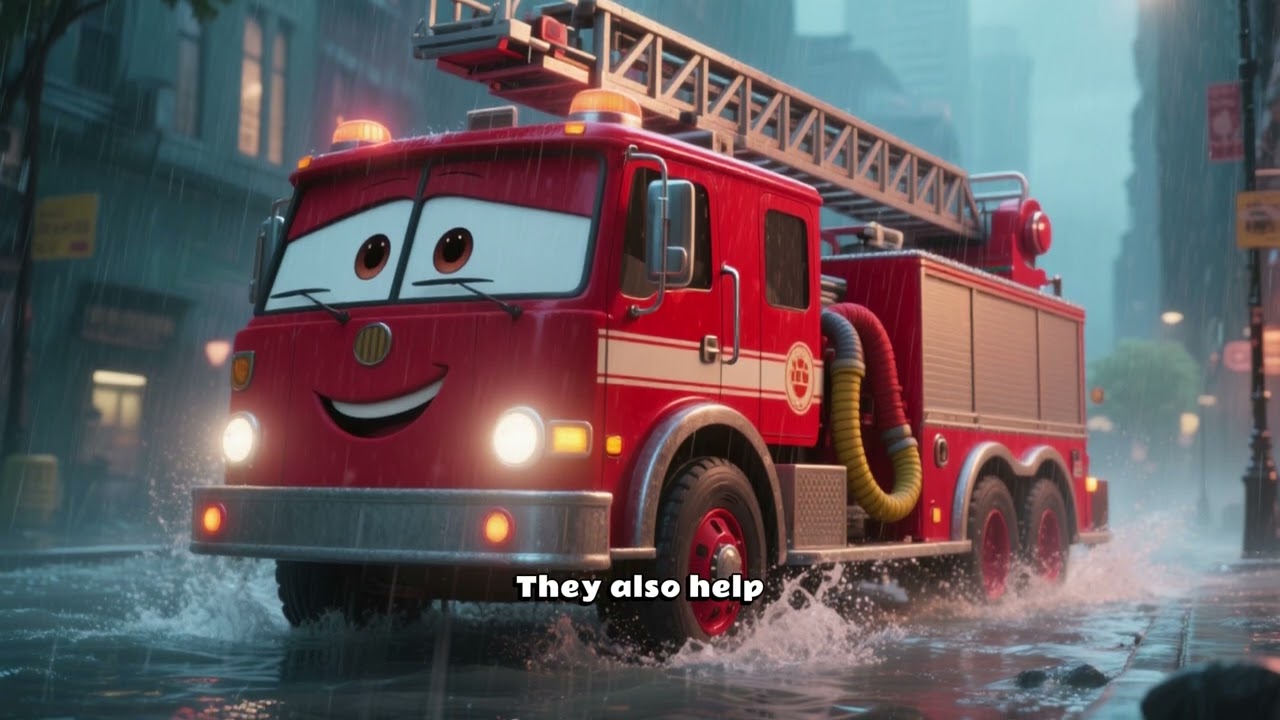 Emergency Vehicles for Kids 🚨 | Learn How Helpers Stay Safe