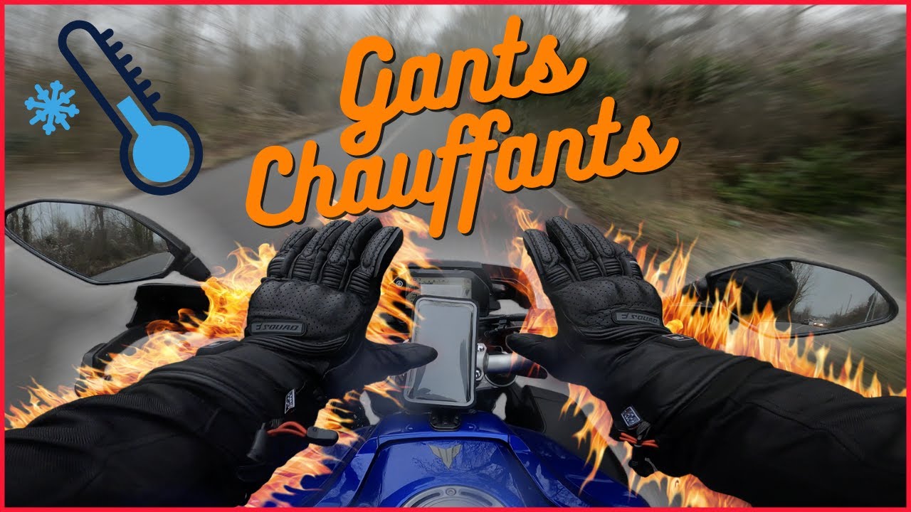 GANTS CHAUFFANTS MOTO 🥵  PLUS JAMAIS FROID AUX MAINS ! 🥶