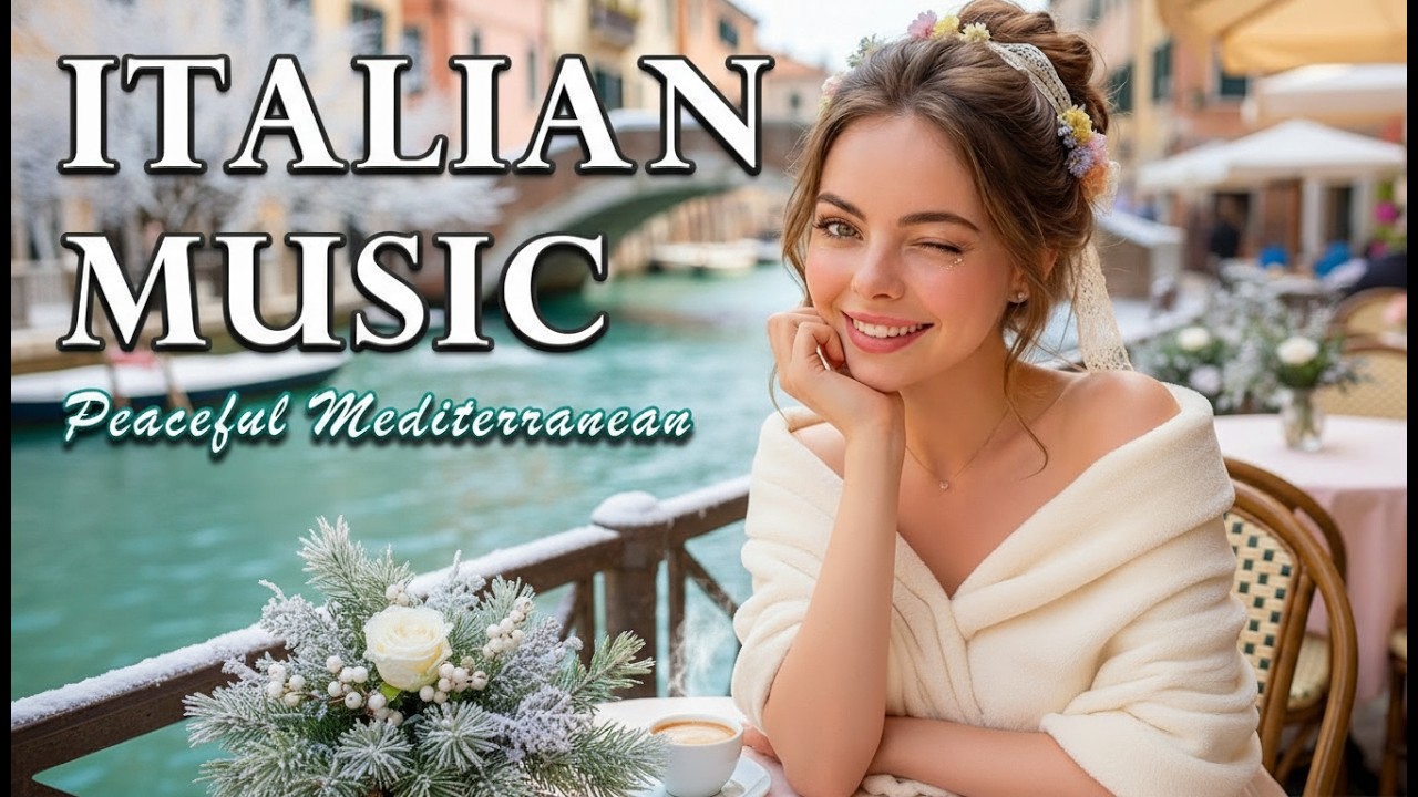 🎶 Italian Vibes & Mediterranean Music 🎶 2+ Hours Scenic Amalfi Coast & Lake Como Beautiful 4K