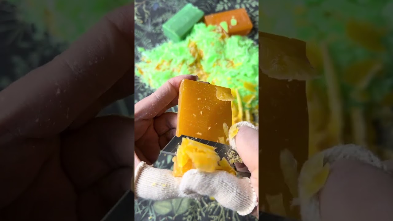 This Large Liqun Soap Is So Satisfying to Scratch #SoapCarving #SoapCutting #ASMR #Satisfying
