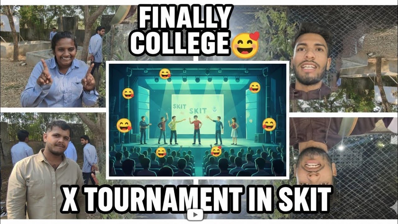 Finally college 😍 x Tournament in SKIT 🏟️