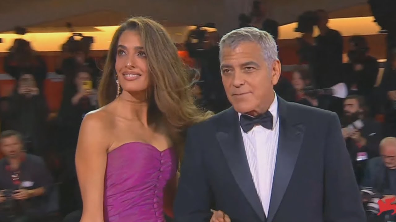George Clooney BEAMS at Venice Film Festival with Wife Amal After Battling Illness