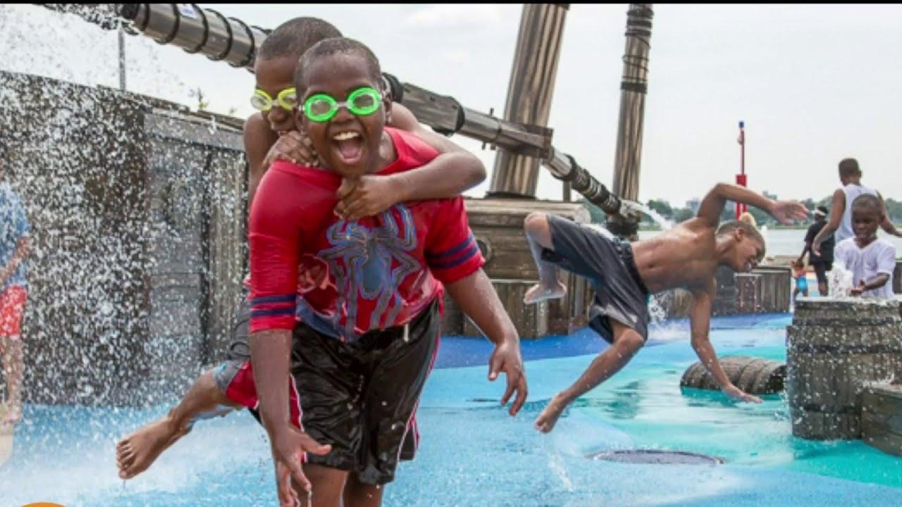 Activities along the Detroit Riverfront on Live In The D